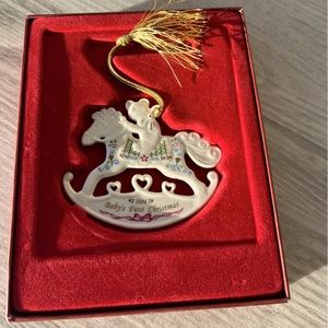 Ornament, Lenox, 2004 Baby’s first Christmas